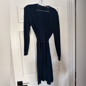 WHBM Long Belted Cardigan